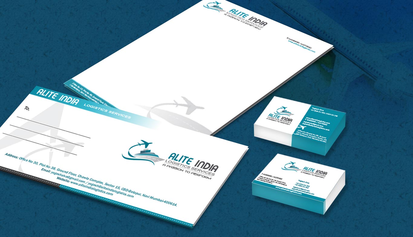 Business Card and Letter head Alite India